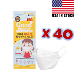 Load image into Gallery viewer, [Kids][White] 40pcs  &lt;P/&gt; Good Manner® &lt;P/&gt; USA FDA Approved
