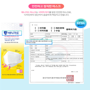 [Kids] AnyGuard KF94 Kid Masks USA Standard [Single-Packaged] [Made in Korea] [Premium Quality] [Kid Size] - kf94mask-Good Manner Mask