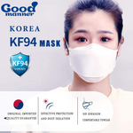 Load image into Gallery viewer, [White] Good Manner KF94 Masks- Authorized Distributor in USA &amp; Canada - kf94mask-Good Manner Mask
