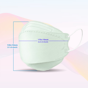 [Mint Green] AnyGuard KF94 The solution mask USA Standard  [Made in Korea][Premium Quality] - kf94mask-Good Manner Mask